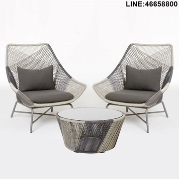 藤編桌椅 沙發椅 戶外家具 酒店家具 度假村家具 戶外沙發 庭院家具 躺椅 戶外桌椅組合 休閒家具 露營桌椅 商用家具 戶外藤椅休閑椅室內藤編沙發椅庭院休息椅室外躺椅家用陽臺小桌椅 支持訂製 免運到府 快速出貨