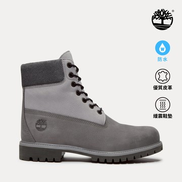 【網路限定】Timberland 男款灰色Timberland® Premium防水6吋靴|A6G1REL8