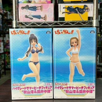 🌀日版客🌀 日版 K-ON 輕音部 SEGA 秋山澪 田井中律 泳裝 Summer Beach 景品 公仔