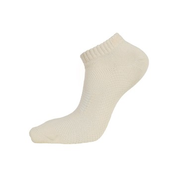 FootSpa萊卡透氣運動船襪 - M燕麥棕