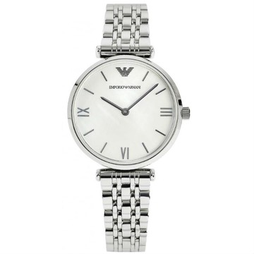 EMPORIO ARMANI 亞曼尼 AR1682 時尚流行簡約腕錶/白面32mm｜樂天全館特惠中★指定刷卡回饋10%