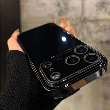 玻璃手機殼 適用於蘋果 iPhone17 Air 16 15 14 13 12 Pro Max Plus 防震電鍍亮面殼
