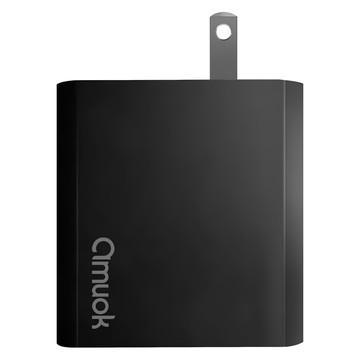amuok 艾默克 45W GaN氮化鎵充電器 MASSIVE MIGHT GaN Quick Charger  黑色  1個