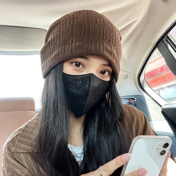 Acorn*橡果-韓系壓紋防曬機能帽毛帽月子帽保暖防風頭罩1731(咖啡)