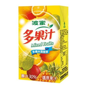 波蜜多果汁250mlx6入【愛買】