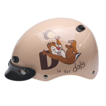 EVO CA-110 / CA110 安全帽 松果奇奇蒂蒂 奶茶 卡通 半罩 單帽子 不含鏡片 迪士尼 雪帽