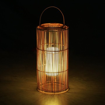 托爾托 長型燈籠 手工藤編LED發光家具 露營庭園 居家景觀裝飾燈