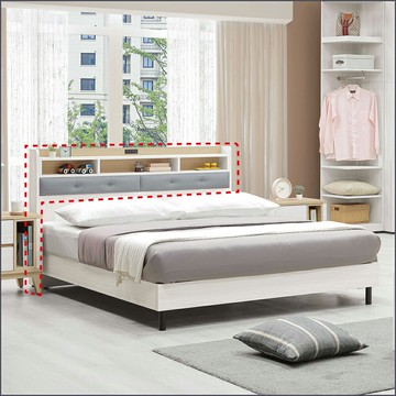 5 / 6 尺床頭片 標準雙人  雙人加大 床頭背板 床片 【275B0013】Leader傢居館275-864