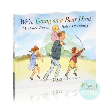 We're Going on a Bear Hunt | 外文 | 繪本 | 廖彩杏書單 | 我們去捉狗熊 | 韻文朗詩 | 句式重複 | 擬聲詞 |