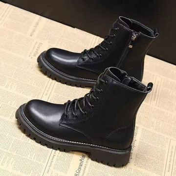臺灣有貨🎊兒童馬丁黑色皮靴夏令營短靴男女童演出英倫靴子兒童軍訓戰靴平價推薦🧨
