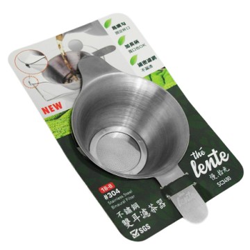 UdiLife 慢拾光/不鏽鋼雙耳濾茶器-2入組