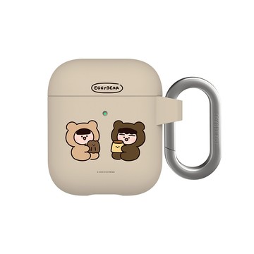 【插畫家聯名】蛋塔熊妹共享甜點強悍防摔AirPods保護套