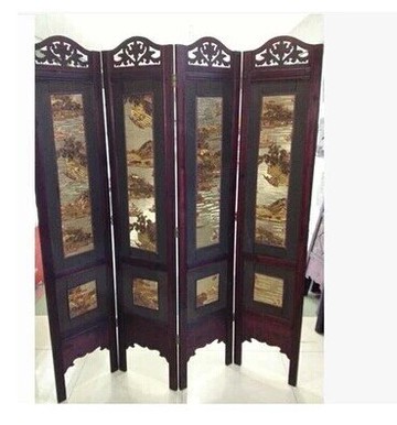 展會新款古風道具婚紗道具古裝道具古裝道具古裝雙面四扇屏風