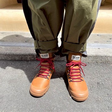 PALLADIUM LEGION HIKER 塗油皮革高筒靴 77954