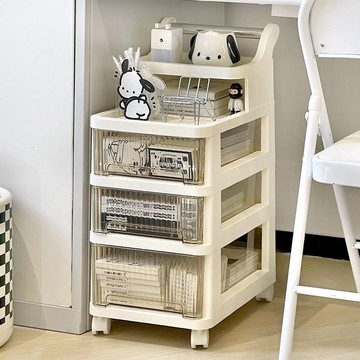 辦公室收納 桌下收納架 置物架 書櫃 桌下抽屜式收納小推車可移動學生宿舍文具書桌旁置物架書本收納柜