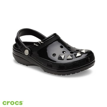 Crocs 卡駱馳 (中性鞋) 經典系列 龐克克駱格 黑色 210390-001_洞洞鞋