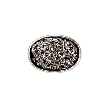 IVAN 瑞塔橢圓螺絲式飾片古銀/黑色 701010-00