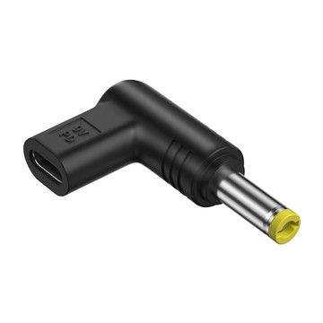 Kamera 5.5*2.5mm Type-C母座 轉DC公頭 PD誘騙轉接頭 電源9V/27W/3A