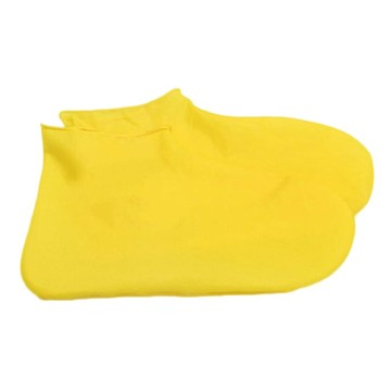 高彈力乳膠輕便雨鞋套 UPSET 防水防雪 旅遊雨天必備  S  黃色