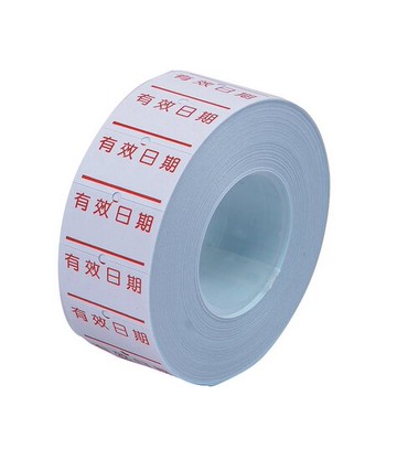徠福 標價紙 (印有有效日期) 10捲/包 NO.2429【APP滿額下單10%點數(單一帳號最高5000點)】1/31止