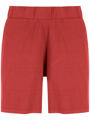 Lygia & Nanny - elasticated-waist shorts - women - Viscose/Spandex/Elastane - 46 - Red