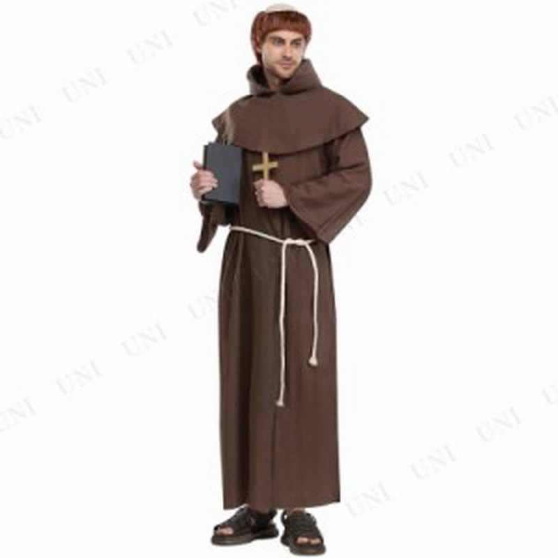 Sale 公式通販 コスプレ 仮装 中世の修道士 コスプレ 衣装 ハロウィン 仮装 コスチューム 牧師 大人用 パーティーグッズ 余興 男性用 メンズ 神父 21福袋 Carlavista Com
