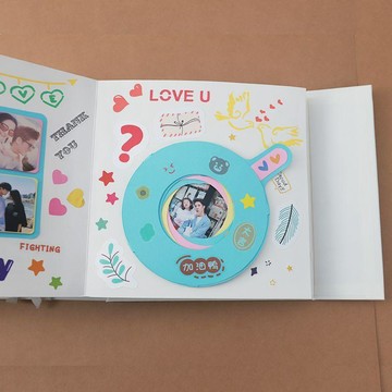 diy手工書立體書丨自制情侶立體書 戀愛紀念日 情侶 生日禮物 週年戀愛紀念日 情人節禮物