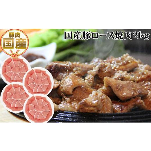 ふるさと納税 高知県 高知市 国産豚ロース焼肉用約2kg 豚焼肉 豚肉 ぶた ブタ 高知県 土佐 熨斗