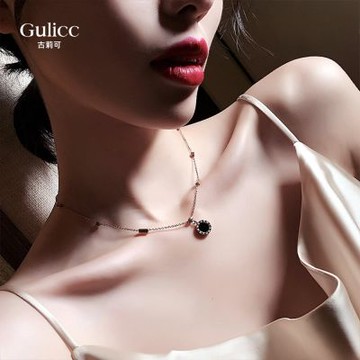 Gulicc 鈦鋼系列 鎖骨鍊(項鍊 頸鍊 鎖骨鍊 韓系 飾品 生日禮物 雙11 聖誕節)