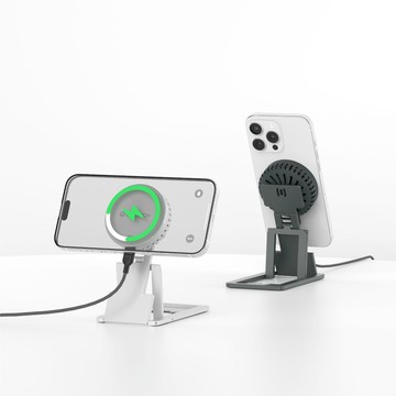 【蝦米良品】  MOZTECH® Qi2磁吸無線充電盤(風扇款)