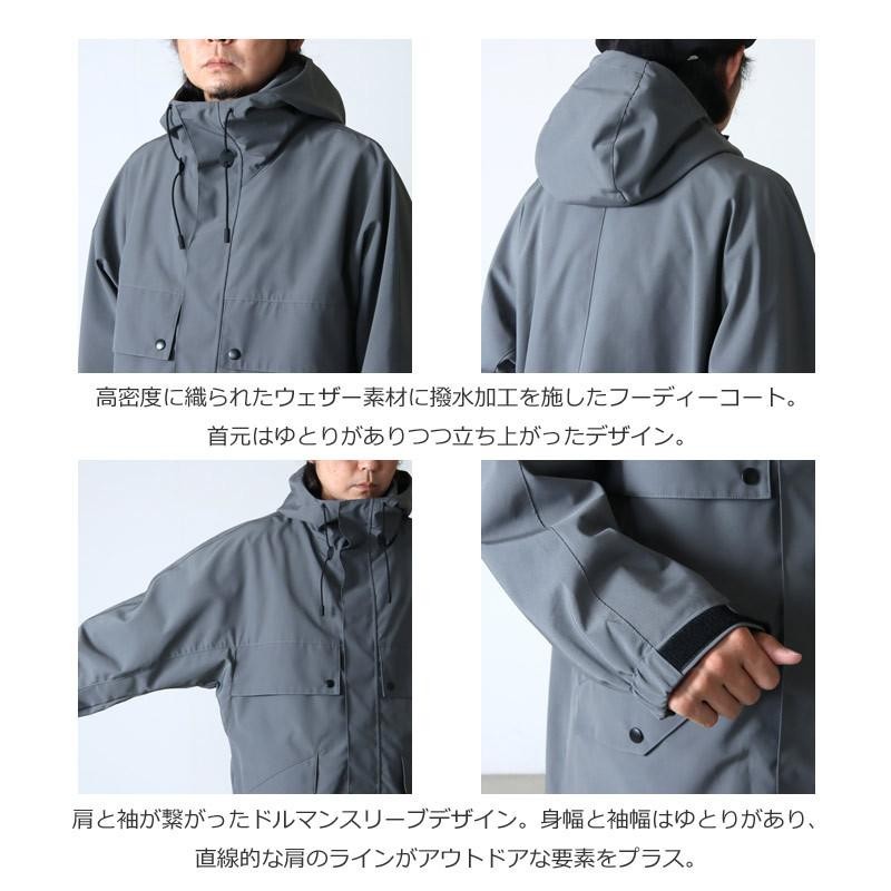 08sircus (ゼロエイトサーカス) High count weather hoodie coat