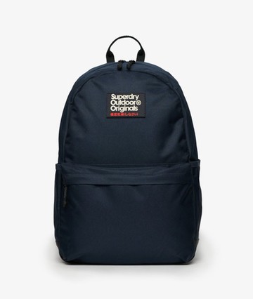Superdry Women's Ladies Classic Logo Badge Montana Backpack, Navy Blue, Size: 45x30x13.5cm Size: 1SIZE