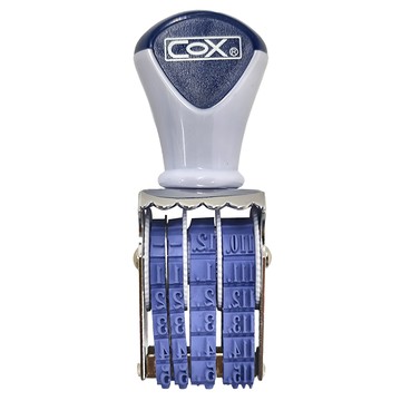 CoX 三燕興業 5號日付印  藍色  1個