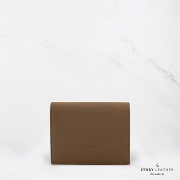 STORY LEATHER 【TikTik Wallet V2 巴掌紋巧克力棕】 Style 91481