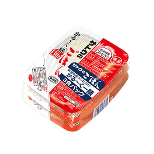 (サトウ食品　サトウのごはん 新潟県産コシヒカリ かる〜く一膳（130g×3パック入り）×12個×2セット