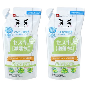 LEC 激落君 倍半碳酸鈉電解水 補充包  360ml  2包
