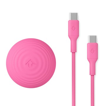 Twelve South CableStay USB-C 桌面理線組 - 桃紅色 TS-2647