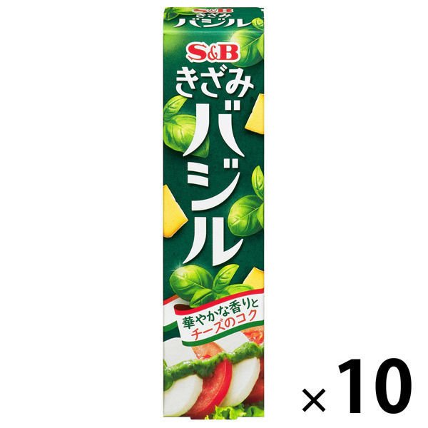 エスビー食品エスビー食品 SB きざみバジル 10個 チューブ