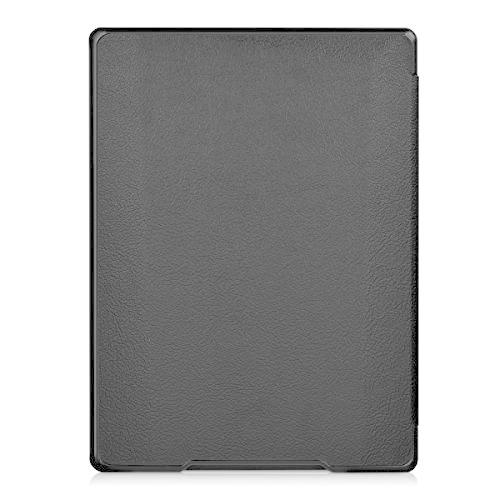 kwmobile 対応: Kobo Aura H2O Edition ケース 電子リーダー カバー PUレザー 電子書籍 保護ケース 黒色