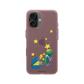 iPhone 17 Clear (相機按鈕) 晶醺玫 - 幾米 Jimmy Liao - 忘記親一下-親星星