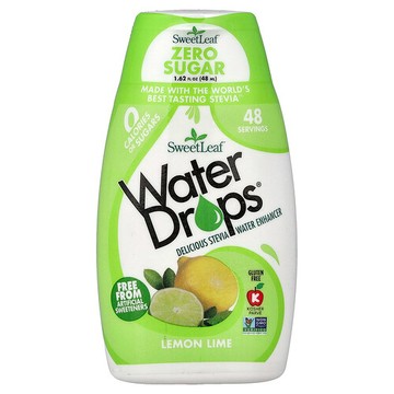 SweetLeaf Stevia, Water Drops®，美味甜葉菊飲水調味劑，檸檬酸橙味，1.62 液量盎司（48 毫升）