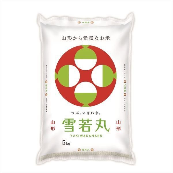 ジェイエイてんどうフーズ山形県産雪若丸（精米）5kg 令和3年産（直送品）