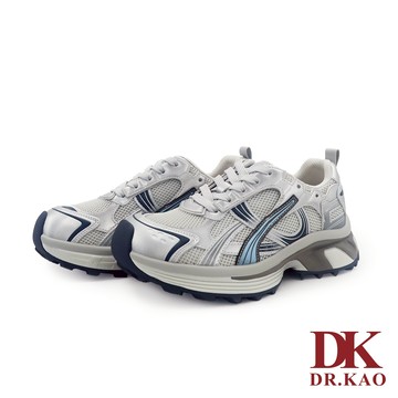 【DK氣墊鞋】舒適流線厚底運動休閒鞋 63-5081-24 銀色