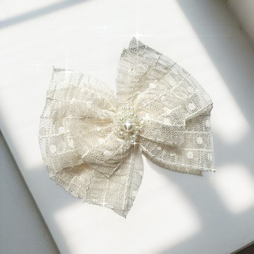 韓國 inpink 法式優雅點點珍珠髮夾