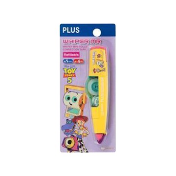 普樂士PLUS智慧型滾輪修正帶玩具總動員限定版/WH-615-SS-AS/黃/5mmx6M