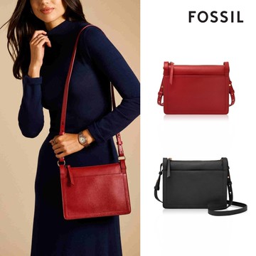 【FOSSIL 官方旗艦館】Taryn 真皮斜背方包 (多色可選)