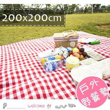 【隔日配】 野餐墊 防潮墊 地墊 戶外 便攜 加厚野餐墊 防潮墊 防水 防潮 200x200【3I050G115】