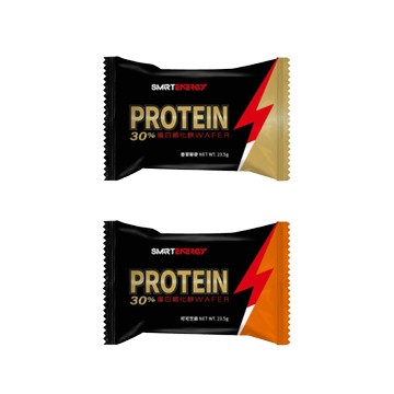 [紅牛] 聰勁蛋白威化餅 (23.5g/包) - 香草藜麥/可可芝麻 多入任選組- 8入組