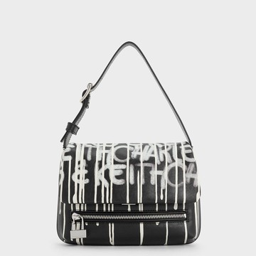 Swing 塗鴉翻蓋肩背包