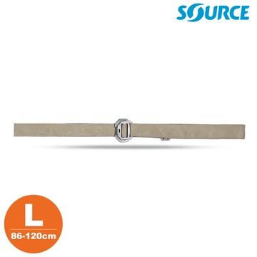 藏錢腰帶 Slim Travel Belts (鋁扣) 沙色 L｜(86-120cm)